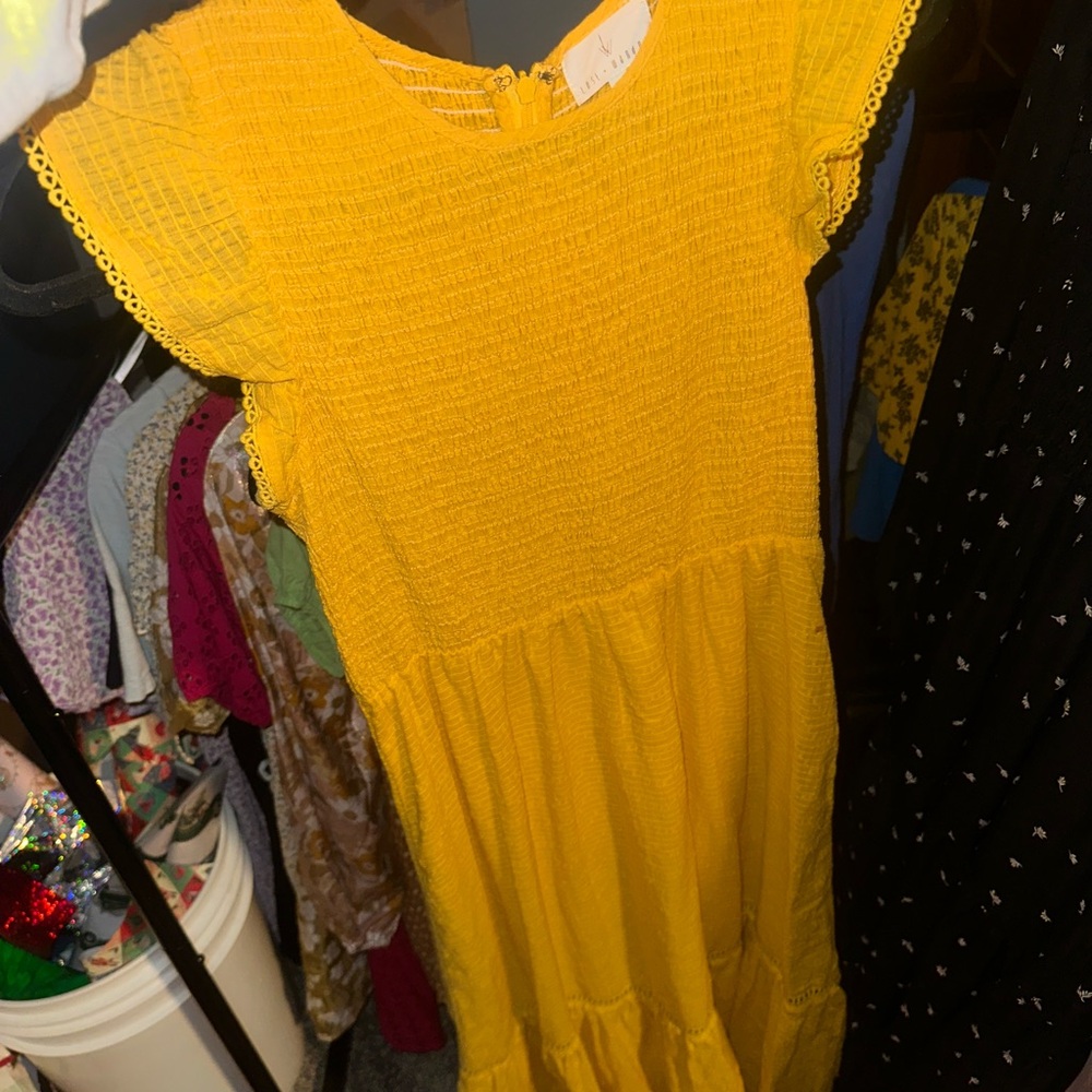 Elegant Yellow Maxi Dress